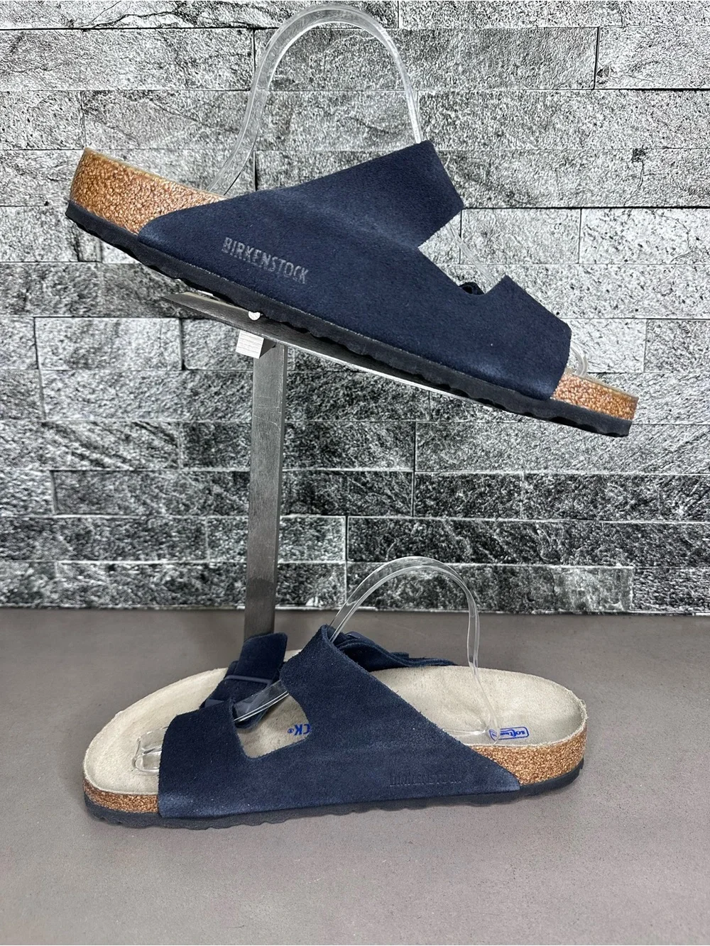 Birkenstock Arizona Midnight Suede Soft-footbed Sandals - M11 -NEW